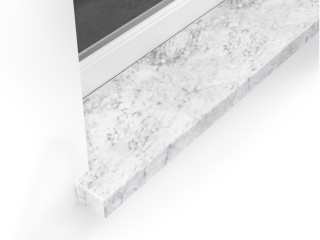 Parapet wewnętrzny marmurowy Carrara 100x25cm.